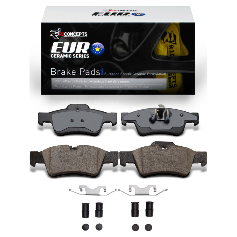 R1 05-18 Mercedes-Benz G55 AMG Rear Euro Ceramic Pads & Hardware Kit