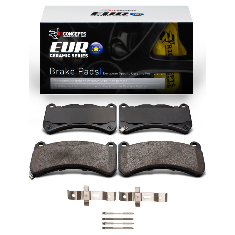 R1 08-25 Lexus IS F Front Euro Ceramic Pads & Hardware Kit