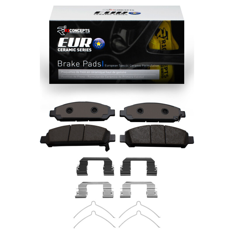 R1 09-15 Toyota Venza Front Euro Ceramic Pads & Hardware Kit