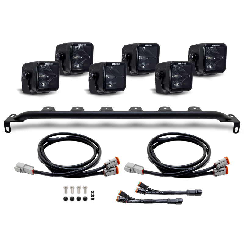 Borne Off-Road 2021+ Ford Bronco Direct Fit Light Pods - Mod Bumper - 6x Pods - Bumper - Up