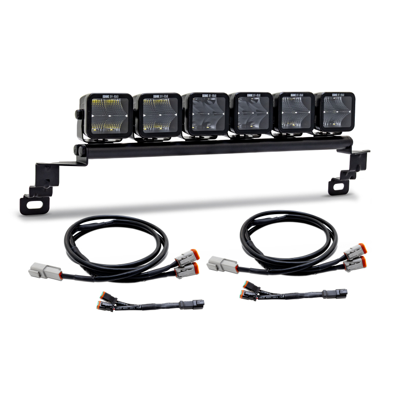 Borne Off-Road 2021+ Ford Bronco Direct Fit Light Pods - Standard Bumper - Kit of 6 - Up
