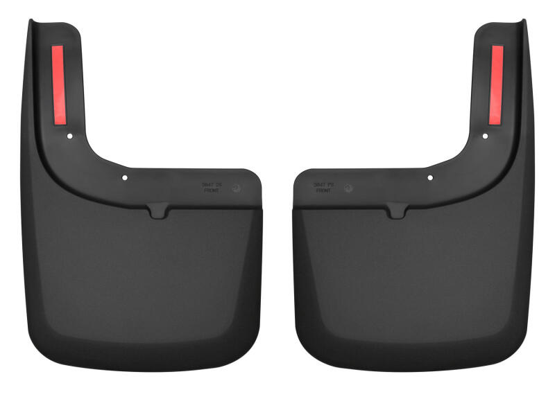 Husky Liners 2017 Ford F-250 / F-350 Super Duty Black Front Mud Guards (w/Flares)