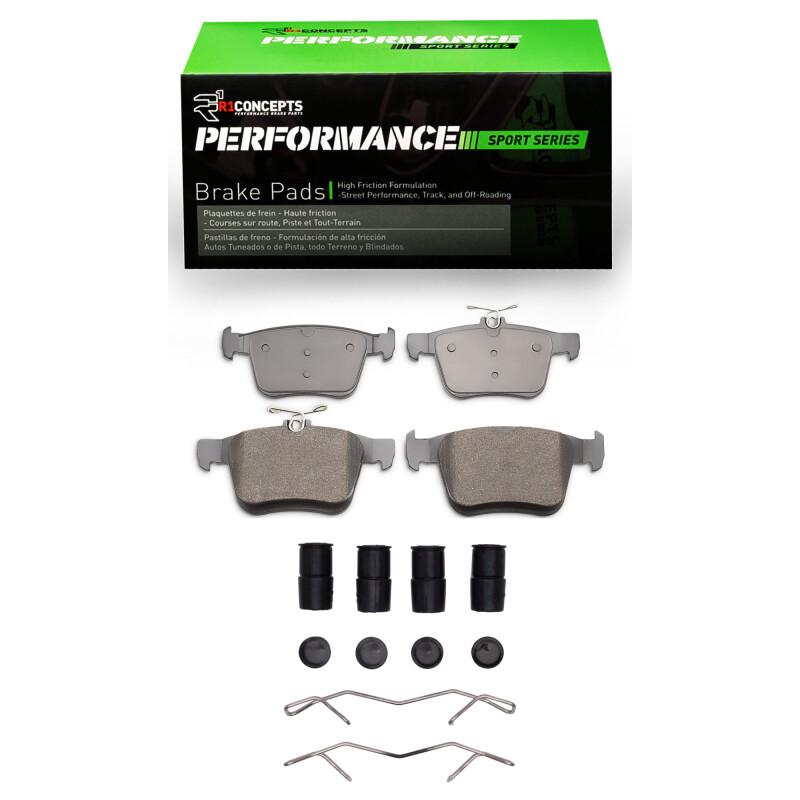 R1 13-23 Audi S3 (Mexico) Rear Performance Sport Pads & Hardware Kit