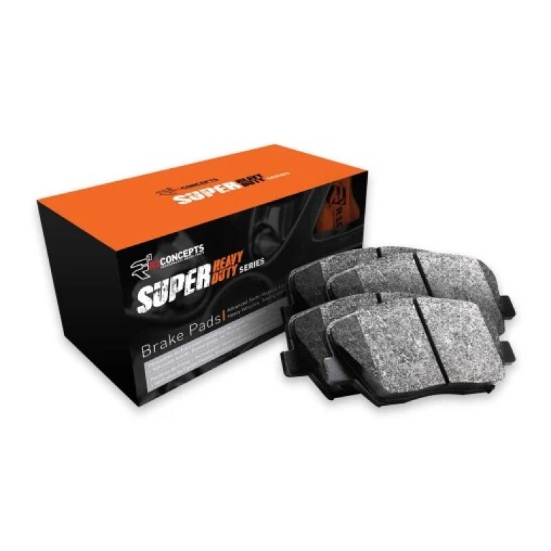 R1 07-14 GMC Sierra 1500 2WD (Excl HD & Limited) Rear Super Duty Brake Pads and Hardware Kit