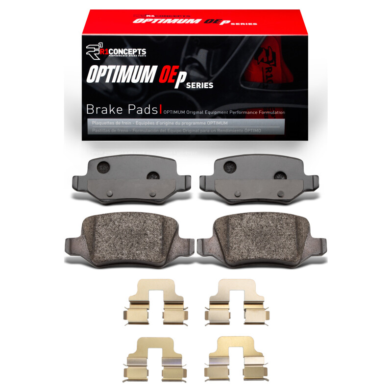 R1 01-11 Mercedes-Benz A190 (Mexico) Rear Optimum OE Pads & Hardware Kit