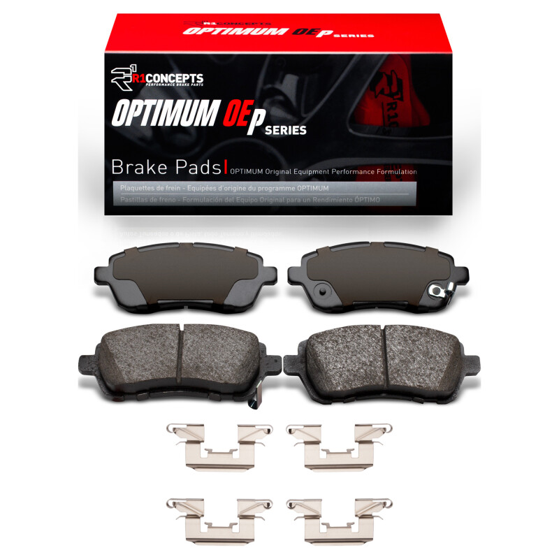 R1 11-17 Mazda 2 (Mexico) Front Optimum OE Pads & Hardware Kit