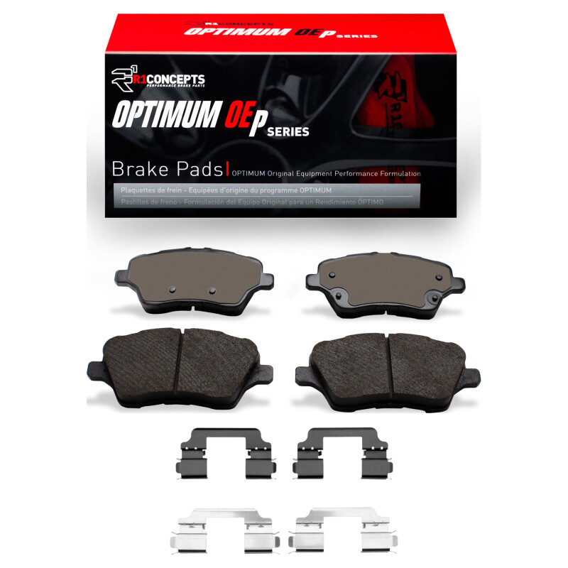 R1 14-23 Ford Transit COURIER (Mexico) Front Optimum OE Pads & Hardware Kit
