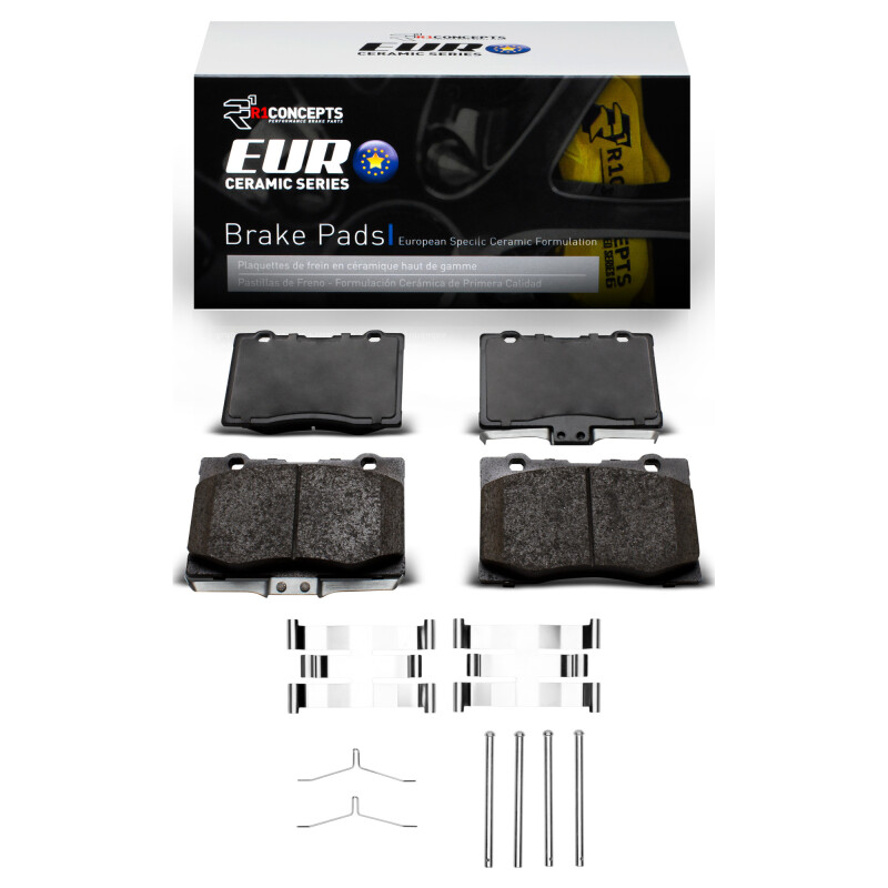 R1 05-12 Acura Rl Front Euro Ceramic Brake Pads and Hardware Kit