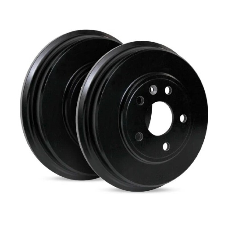 R1 09-24 International/Navistar Mv60H (Hydro Brakes) Front Left Drill & Slot Black Brake Rotor