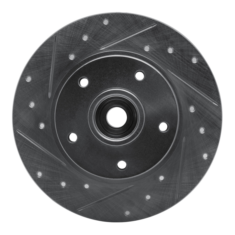 R1 02-11 Nissan APRio (Mexico) Front Left Drilled & Slotted Silver Brake Rotor