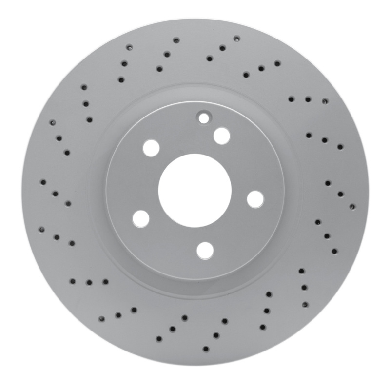 R1 07-13 Mercedes-Benz S550 Front Drilled GeoSPEC Coated Rotor