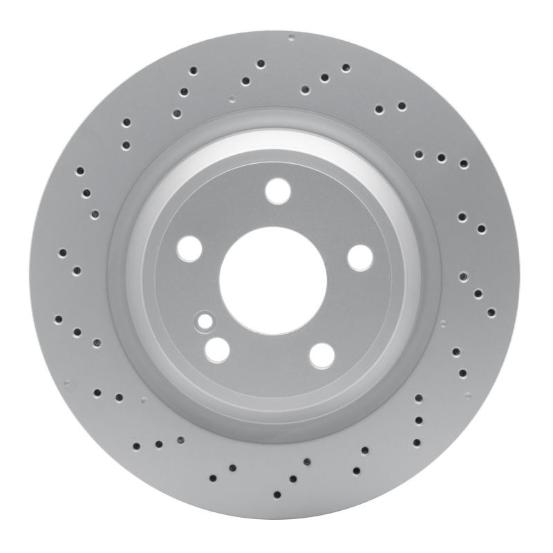 R1 13-20 Mercedes-Benz SL450 Rear Drilled GeoSPEC Coated Rotor