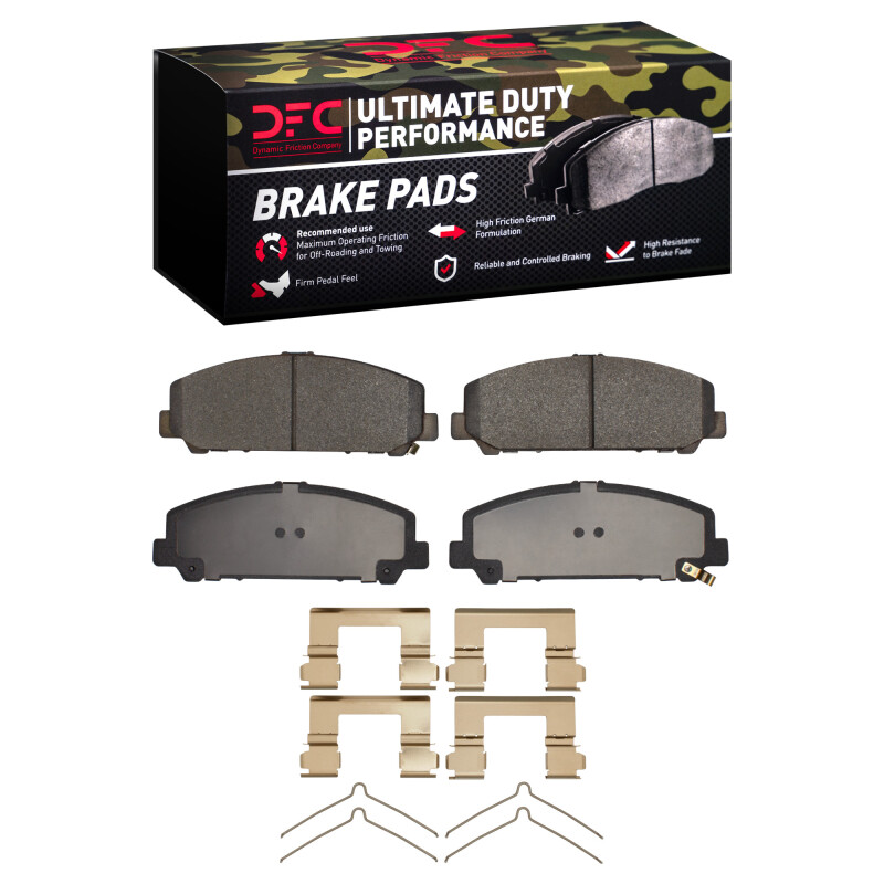 DFC 05-24 Nissan Titan Front Ultimate Duty Performance Brake Pads and Hardware Kit