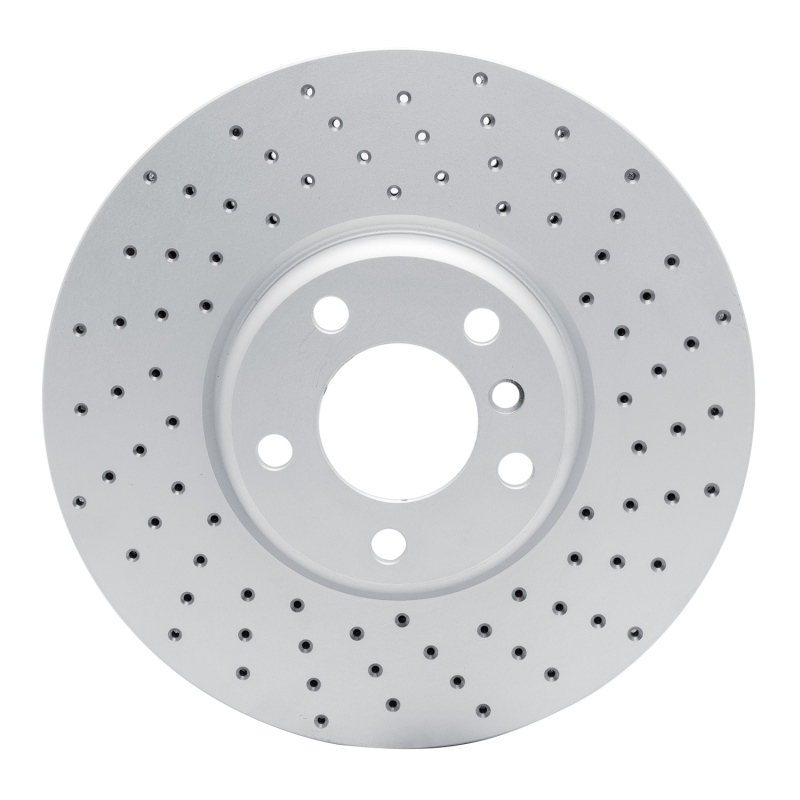 DFC 10-18 BMW 740LI Right Front Drilled Geoperformance Rotor