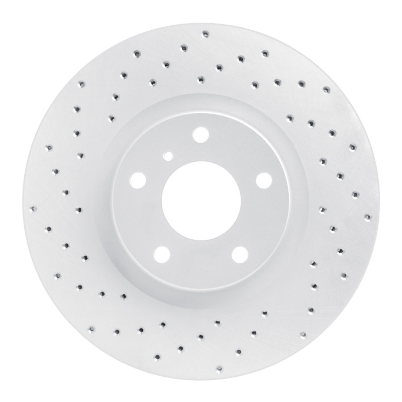 DFC 03-23 Infiniti G37 Front Left Drilled Geoperformance Rotor