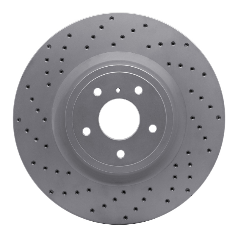 DFC 08-25 Infiniti G37 Front Left Drilled Geoperformance Rotor