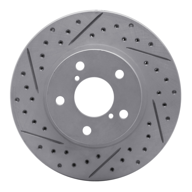 DFC 90-01 Subaru Impreza Front Left Drilled & Slotted Geoperformance Rotor