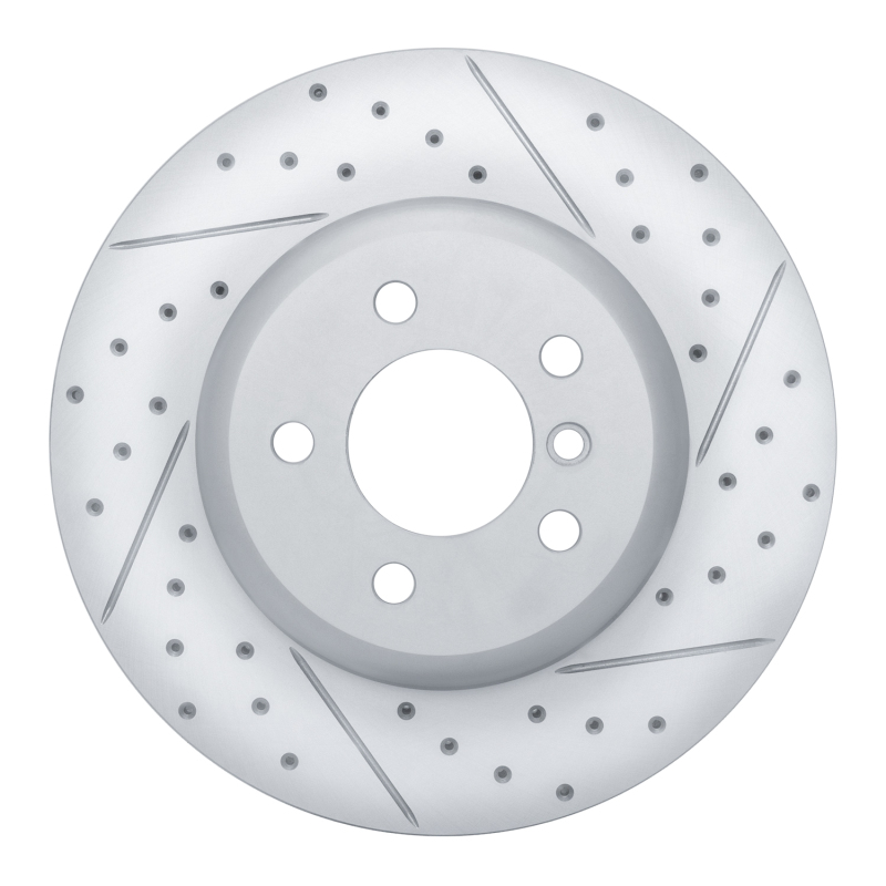 DFC 13-21 BMW 440I xDrive Coupe Rear Left Drilled & Slotted Geoperformance Rotor