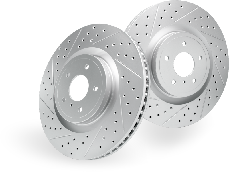 DFC 03-03 Dodge Durango Front Right Drilled & Slotted Geoperformance Rotor