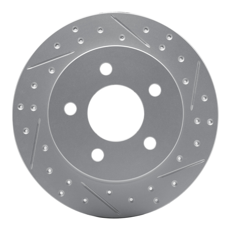 DFC 94-04 Ford Mustang Rear Right Drilled & Slotted Geoperformance Rotor