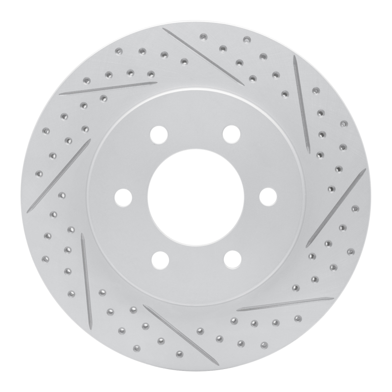 DFC 02-06 Ford Expedition Front Right Drilled & Slotted Geoperformance Rotor