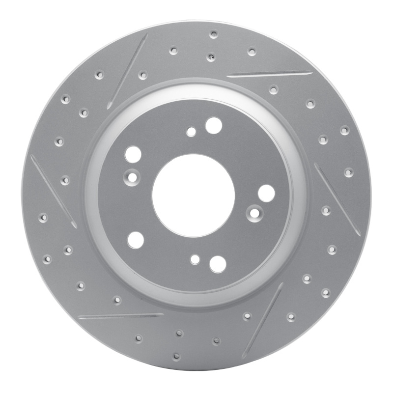 DFC 00-09 Honda S2000 Rear Left Drilled & Slotted Geoperformance Rotor