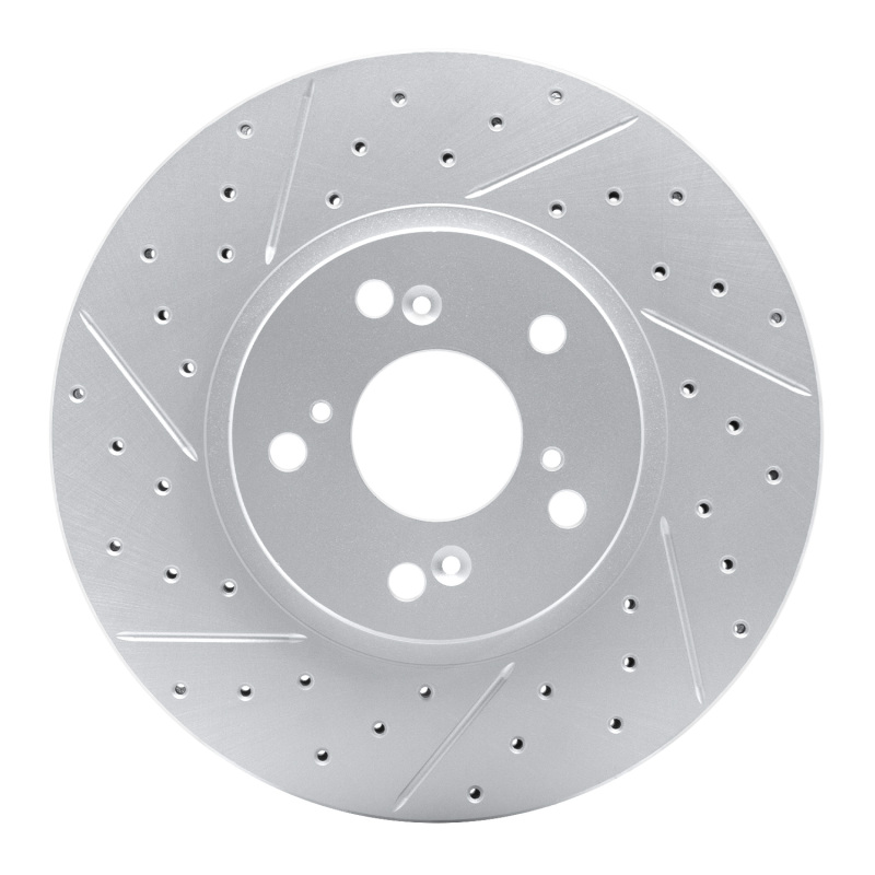 DFC 99-14 Acura CL Front Left Drilled & Slotted Geoperformance Rotor