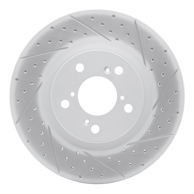 DFC 09-14 Acura TL Front Right Drilled & Slotted Geoperformance Rotor