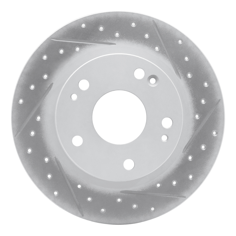DFC 16-25 Honda Civic Hatchback Rear Right Drilled & Slotted Geoperformance Rotor