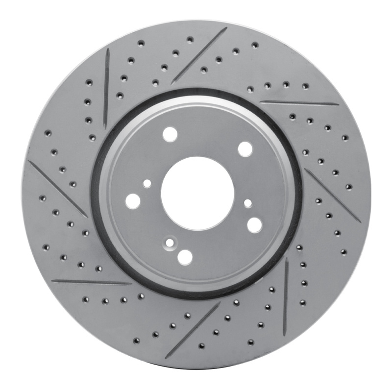 DFC 16-22 Acura ILX Front Left Drilled & Slotted Geoperformance Rotor