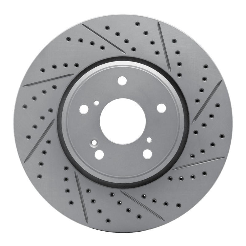 DFC 16-22 Acura ILX Front Right Drilled & Slotted Geoperformance Rotor