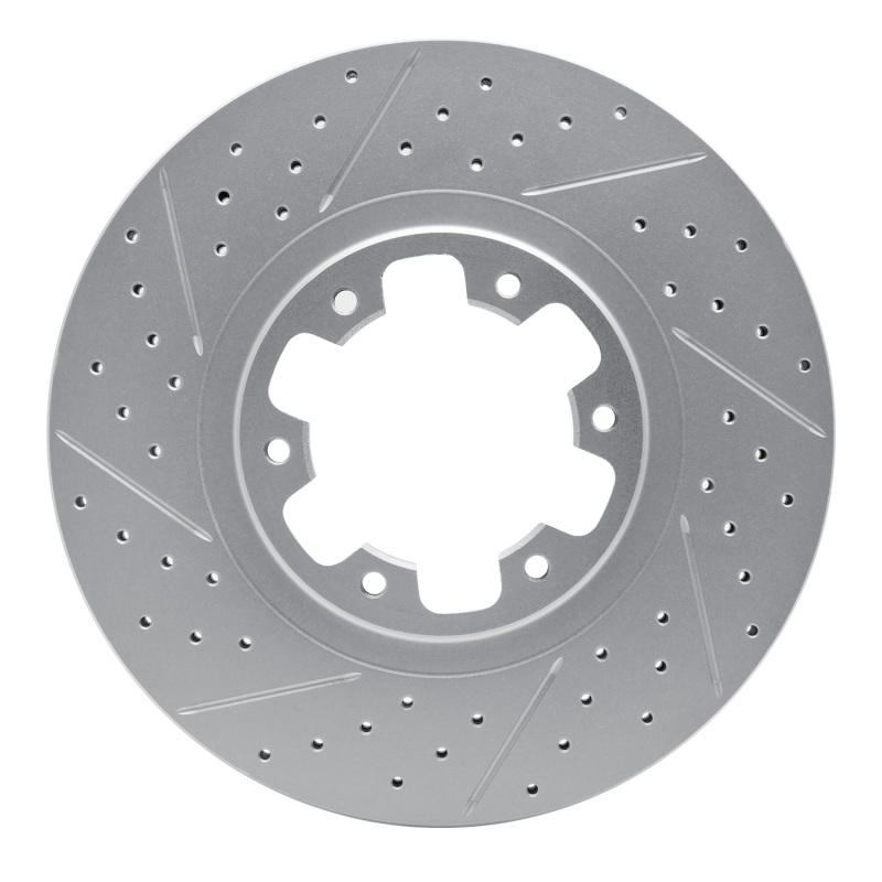 DFC 98-04 Infiniti QX4 Front Left Drilled & Slotted Geoperformance Rotor