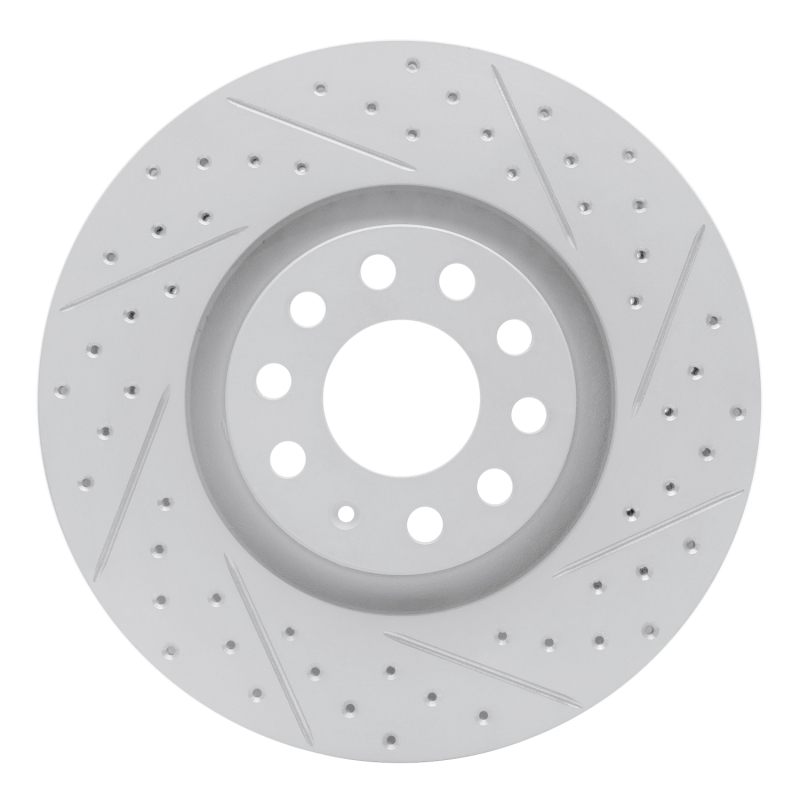 DFC 98-09 Audi A4 (USA/Canada) Front Right Drilled & Slotted Geoperformance Rotor