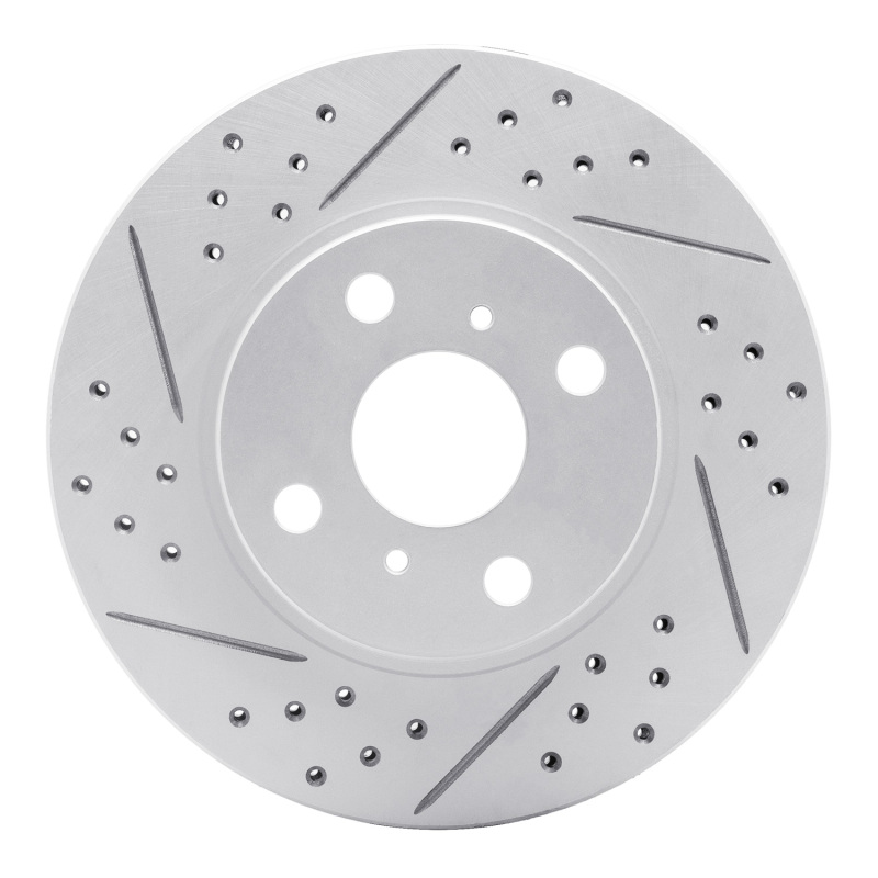 DFC 06-19 Scion IQ Front Left Drilled & Slotted Geoperformance Rotor