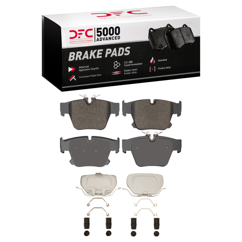 DFC 23-25 BMW Xm Rear 5000 Advanced Low Metallic Brake Pads and Hardware Kit