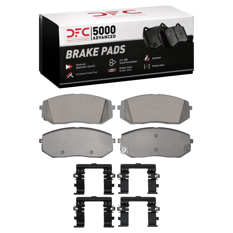 DFC 24-26 Hyundai Ioniq 9 Front 5000 Advanced Ceramic Brake Pads and Hardware Kit