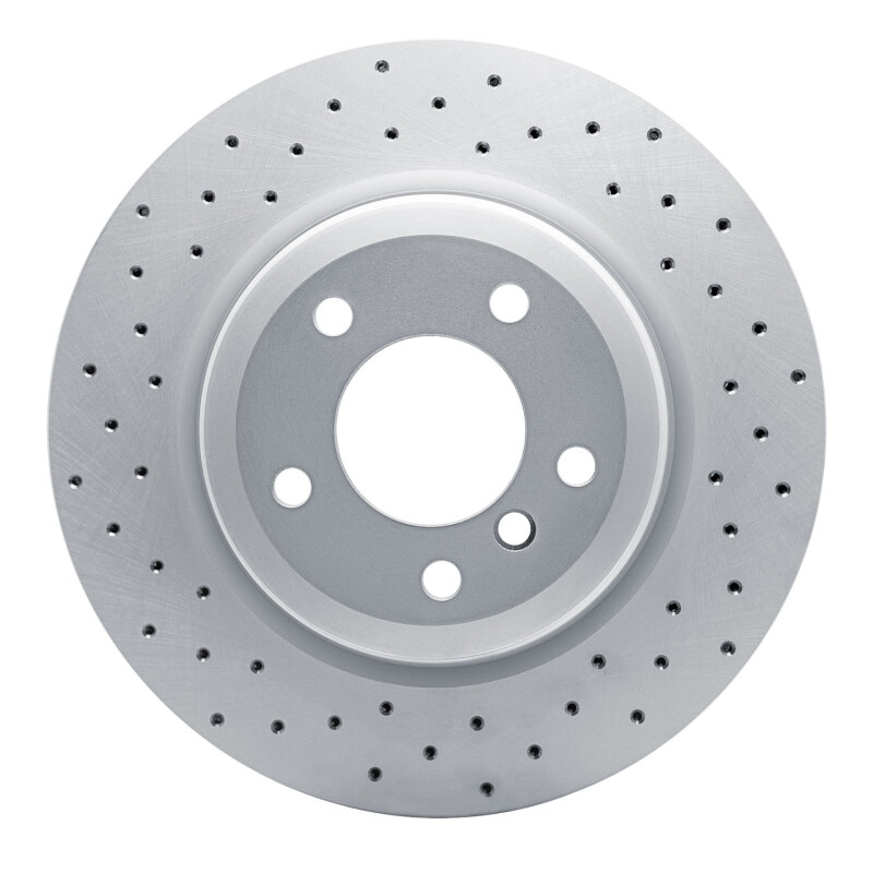 DFC 06-15 BMW 330I Rear Left Drilled Geoperformance Rotor