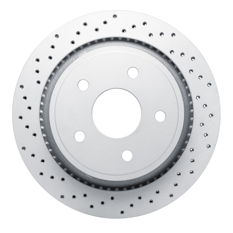 DFC 02-24 Chrysler Aspen Rear Left Drilled Geoperformance Rotor