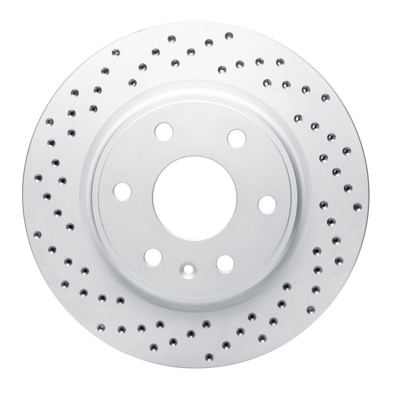 DFC 07-17 Buick Enclave Front Left Drilled Geoperformance Rotor