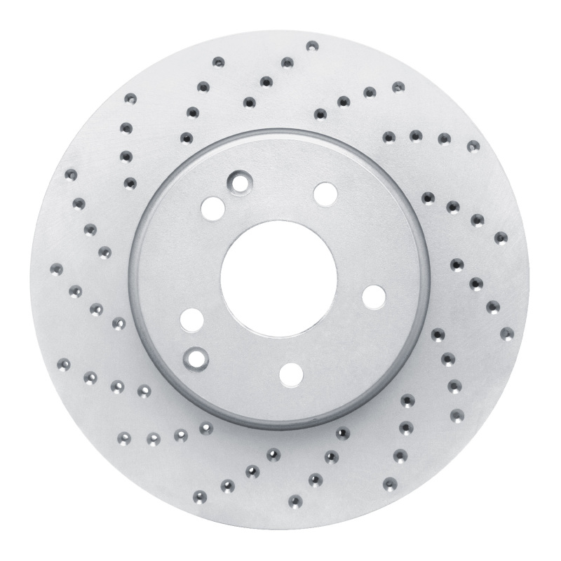 DFC 96-11 Chrysler Crossfire Front Left Drilled Geoperformance Rotor