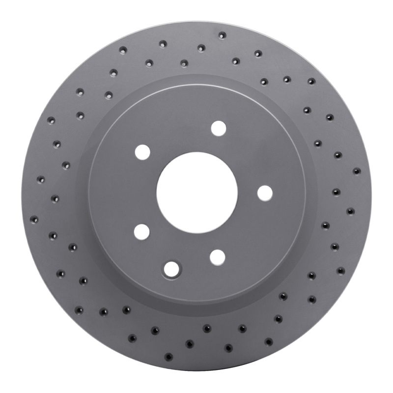 DFC 05-25 Infiniti G35 Rear Left Drilled Geoperformance Rotor