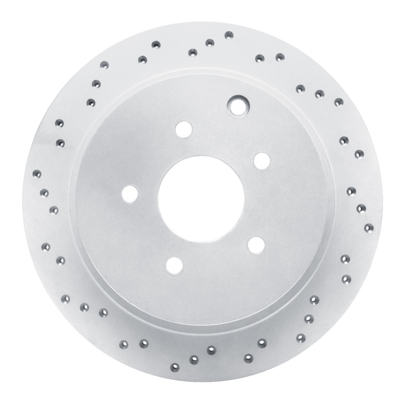 DFC 03-24 Infiniti M37 Rear Left Drilled Geoperformance Rotor