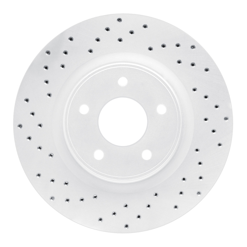 DFC 13-25 Infiniti Q60 Front Left Drilled Geoperformance Rotor