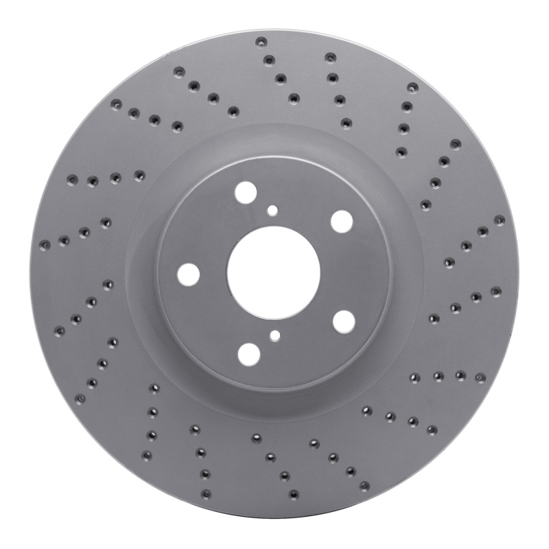 DFC 09-11 Lexus Gs460 Right Front Drilled Geoperformance Rotor