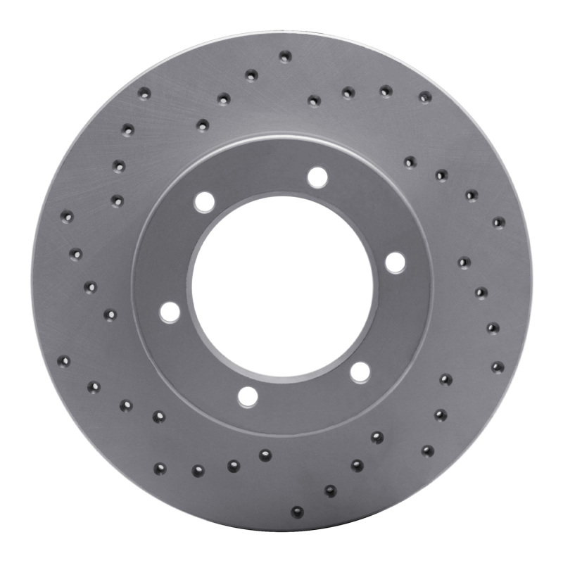 DFC 86-95 Toyota Pickup Front Left Drilled Geoperformance Rotor