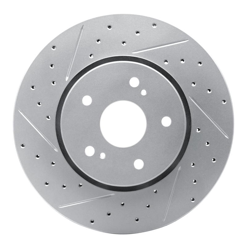 DFC 10-13 Suzuki Kizashi Front Left Drilled & Slotted Geoperformance Rotor