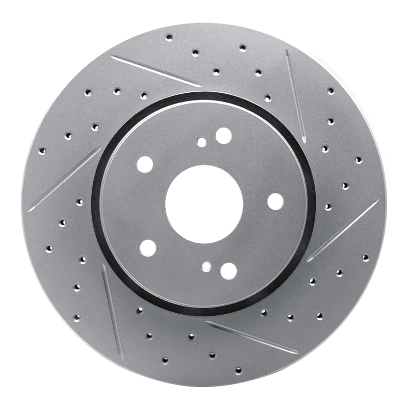 DFC 10-13 Suzuki Kizashi Front Right Drilled & Slotted Geoperformance Rotor