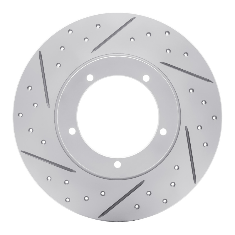 DFC 65-76 Porsche 911 Front Left Drilled & Slotted Geoperformance Rotor