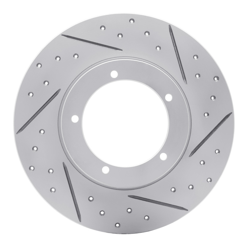 DFC 65-76 Porsche 911 Front Right Drilled & Slotted Geoperformance Rotor