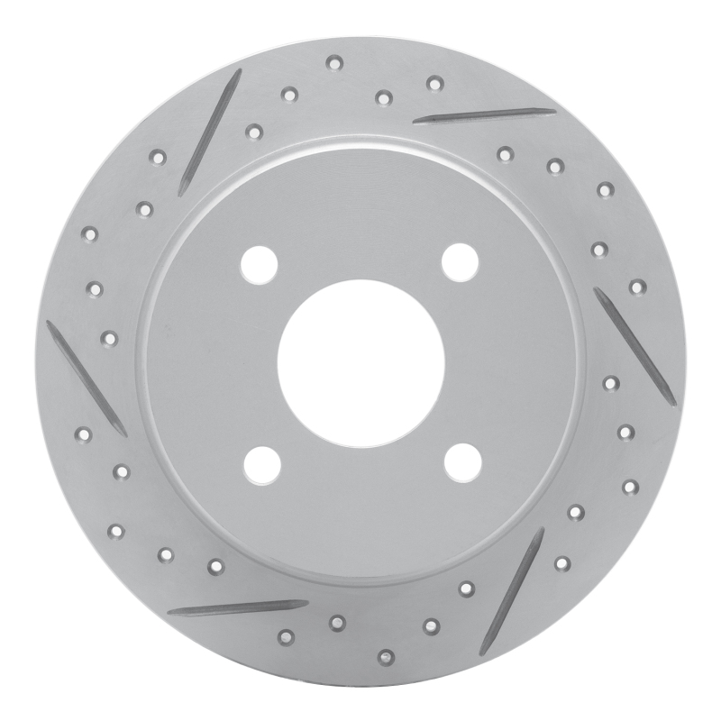DFC 99-06 Hyundai Sonata Rear Left Drilled & Slotted Geoperformance Rotor
